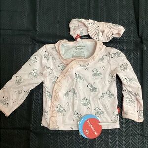 Magnetic Me Pink Zebra Baby Set